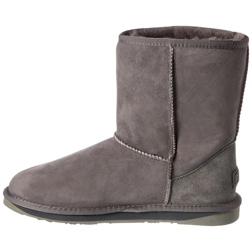 BRAND NEW Australia Luxe Collective Cosy Short Suede Boot/ GRAY
